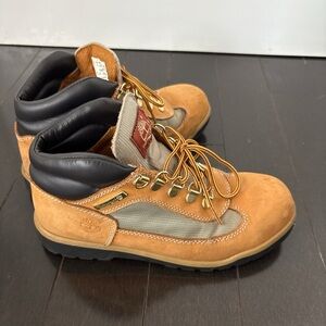 Timberland Men's Brown and Black Boots